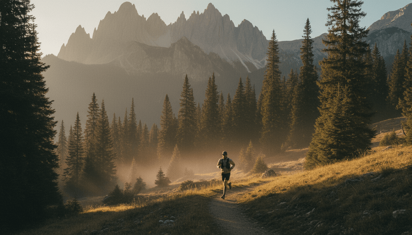 Technisch anspruchsvolle Abfahrt durch Waldgelände
