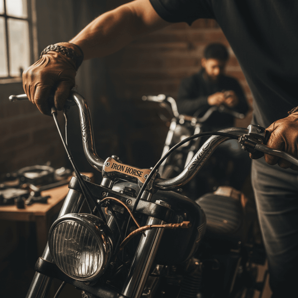 Team-Vorbereitung und Bike-Setup beim Renneinsatz